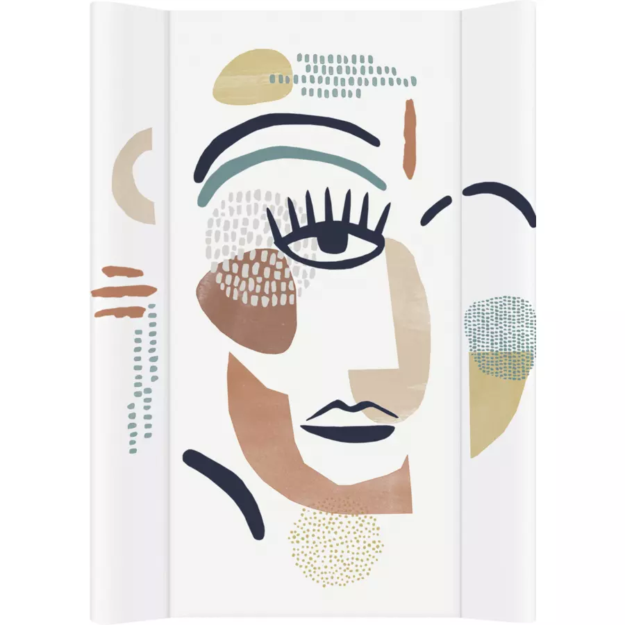Rotho Wickelauflage Keil Motiv Modern Art 70 x 50 x 10 cm