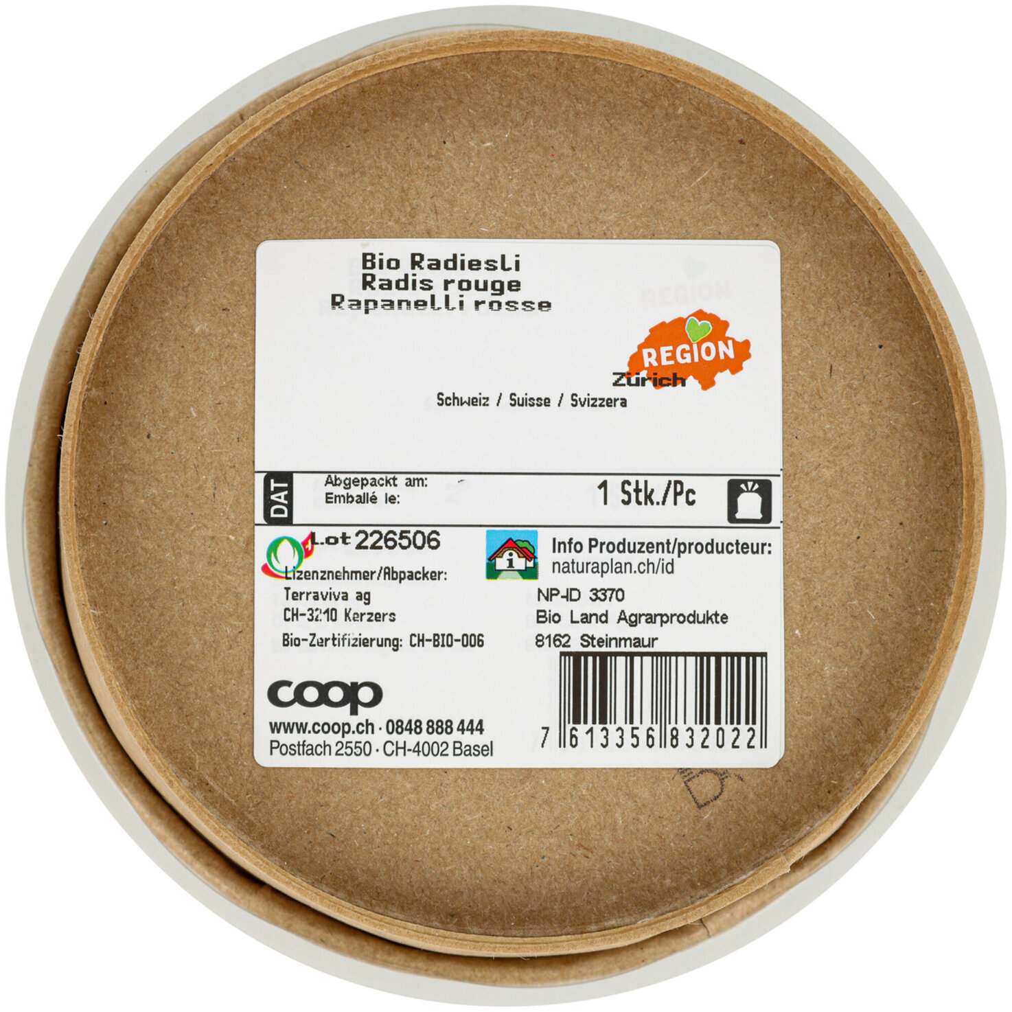 Naturaplan Bio Radieschen -