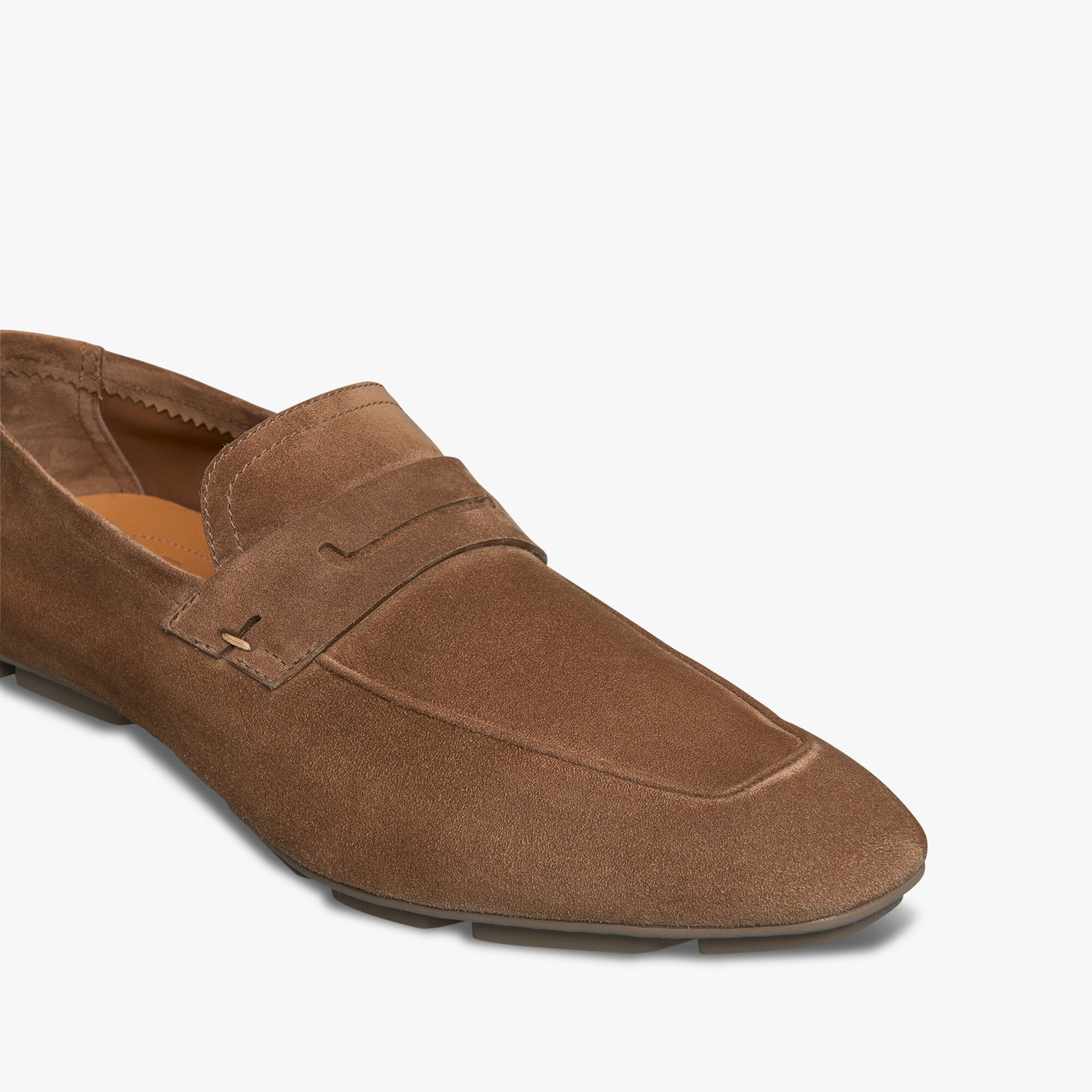 Mocassin Lorenzo Drive En Cuir Camoscio