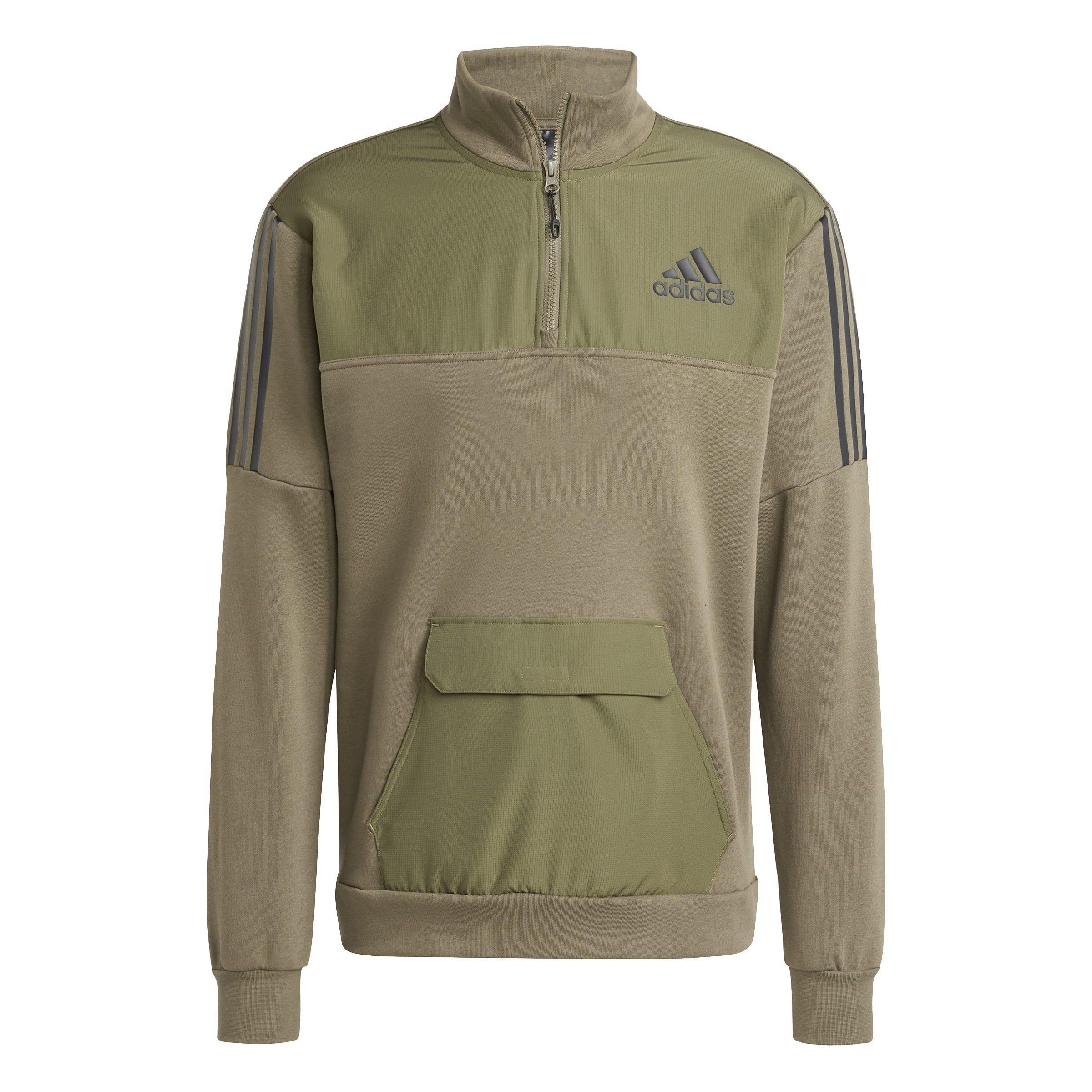 adidas Quarter Zip Tech Track Jacket Mens