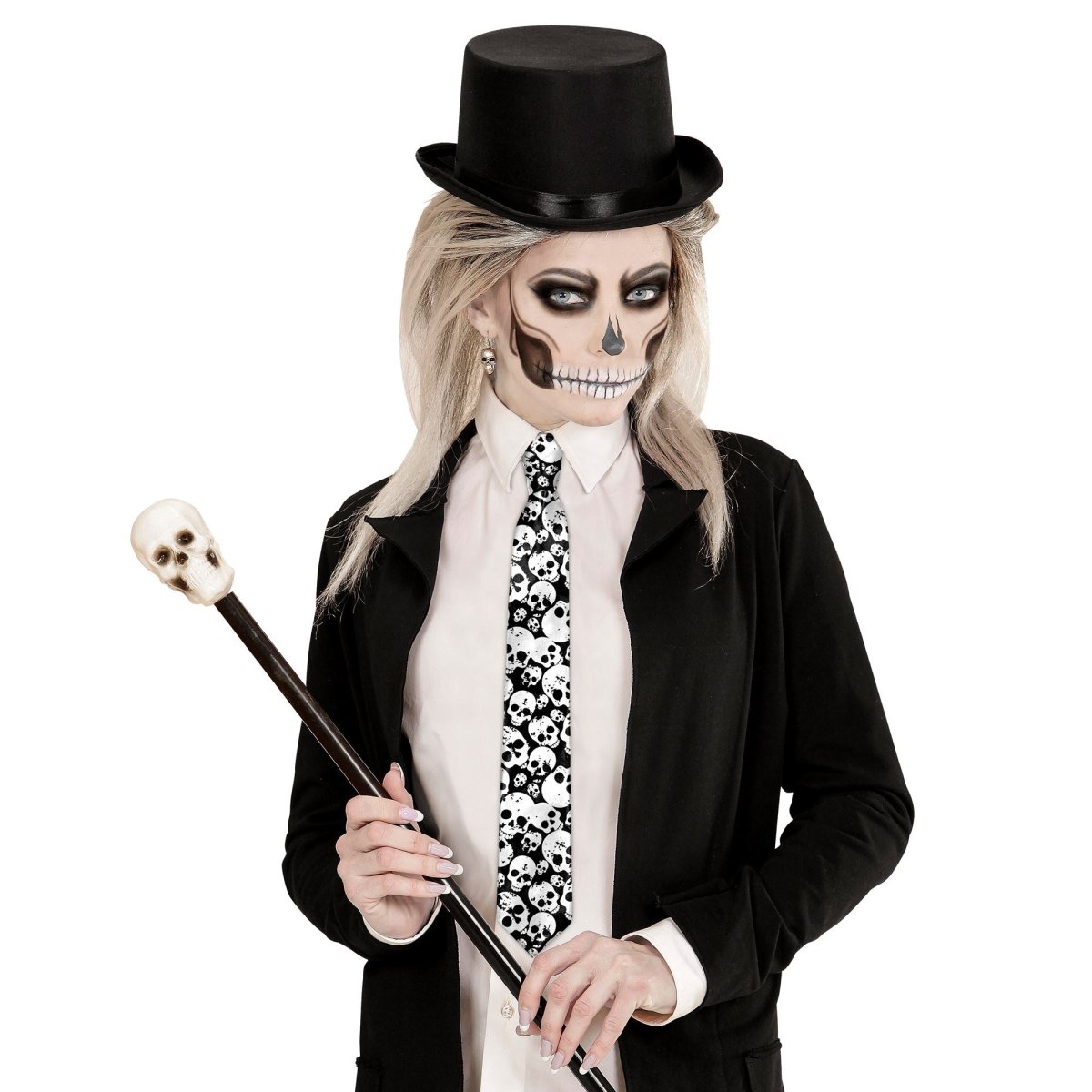Halloween Stropdas Schedels