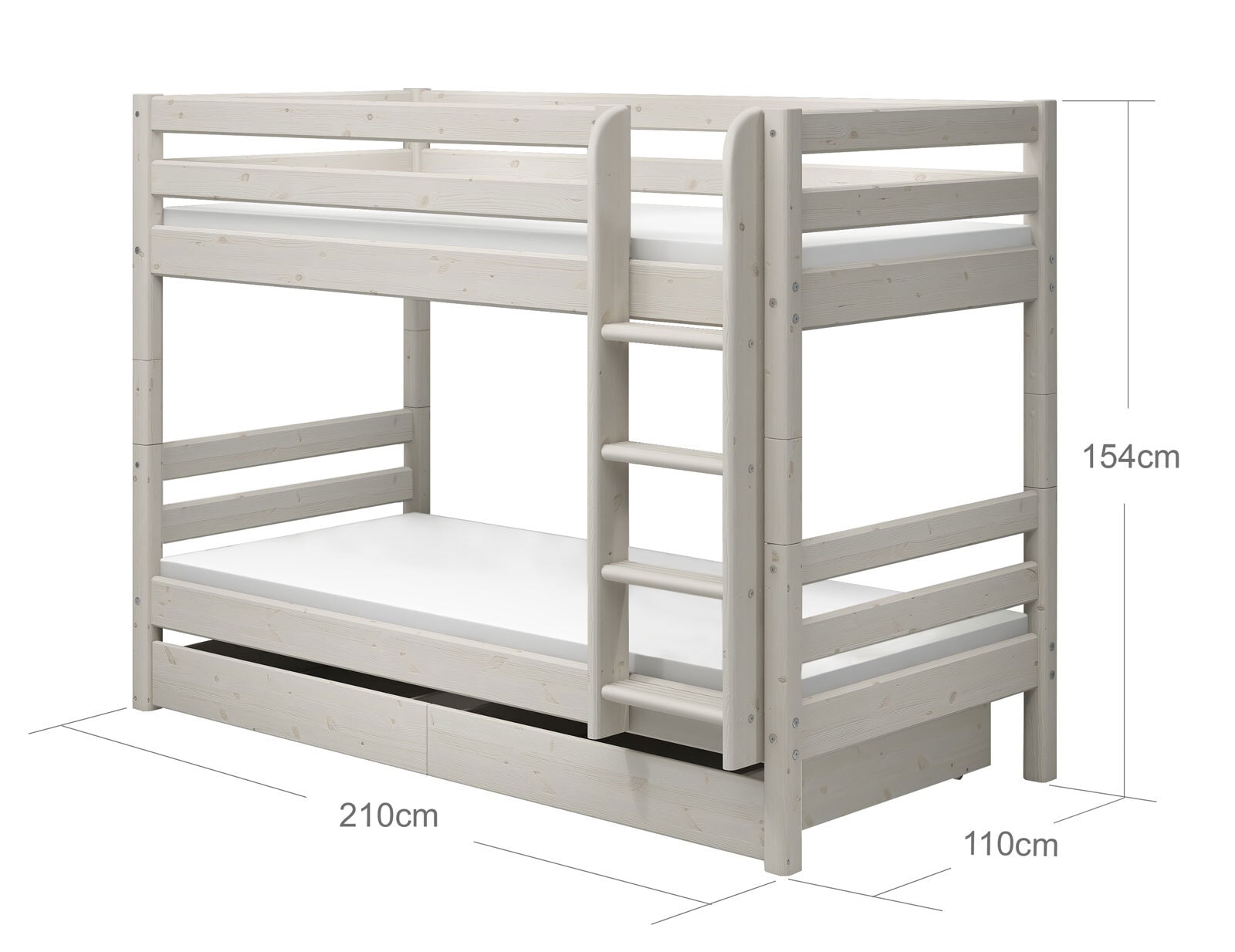 FLEXA Etagenbett CLASSIC mit Schubladen
