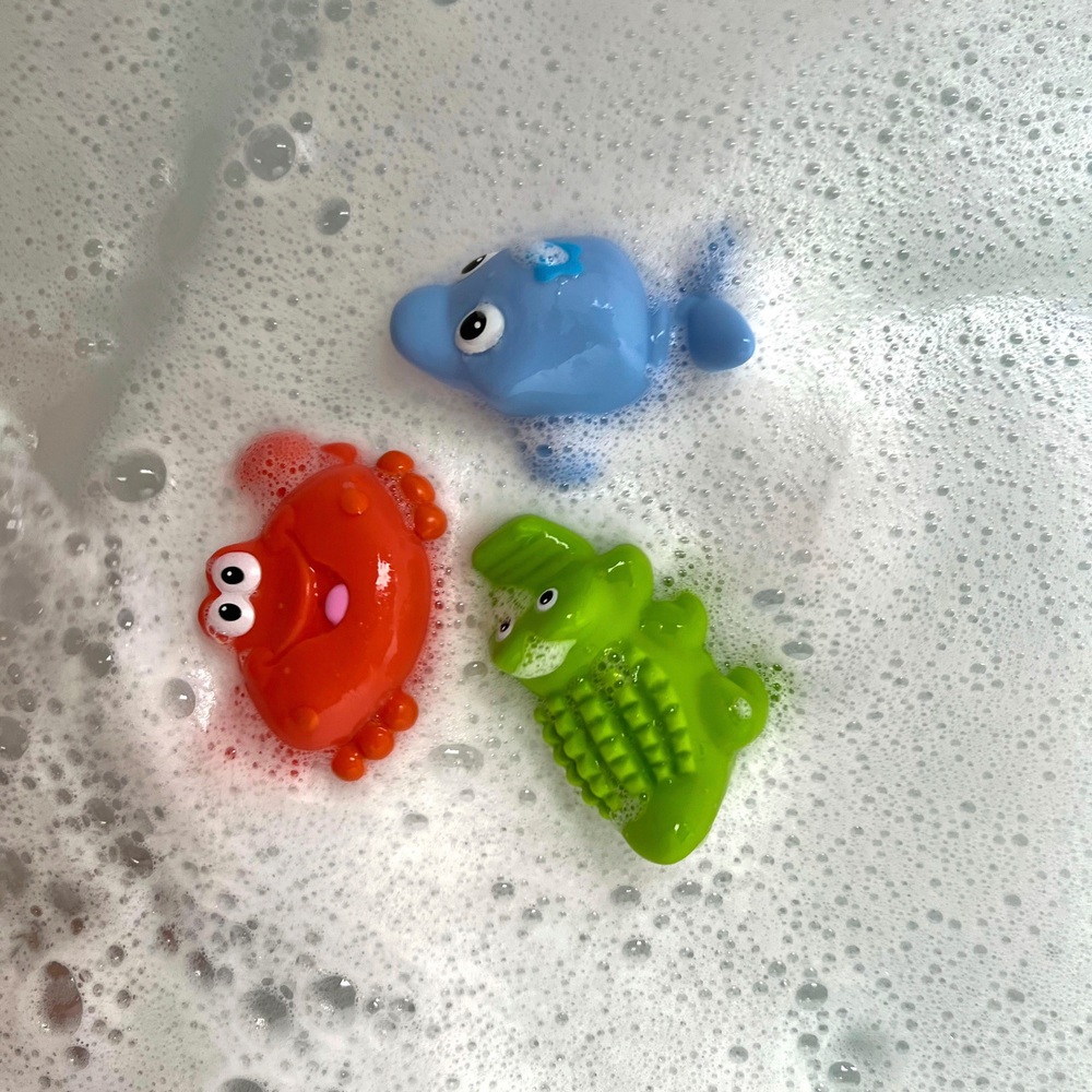 Nuby Wasserspritzer Baby-Badespielzeug 3er-Pack