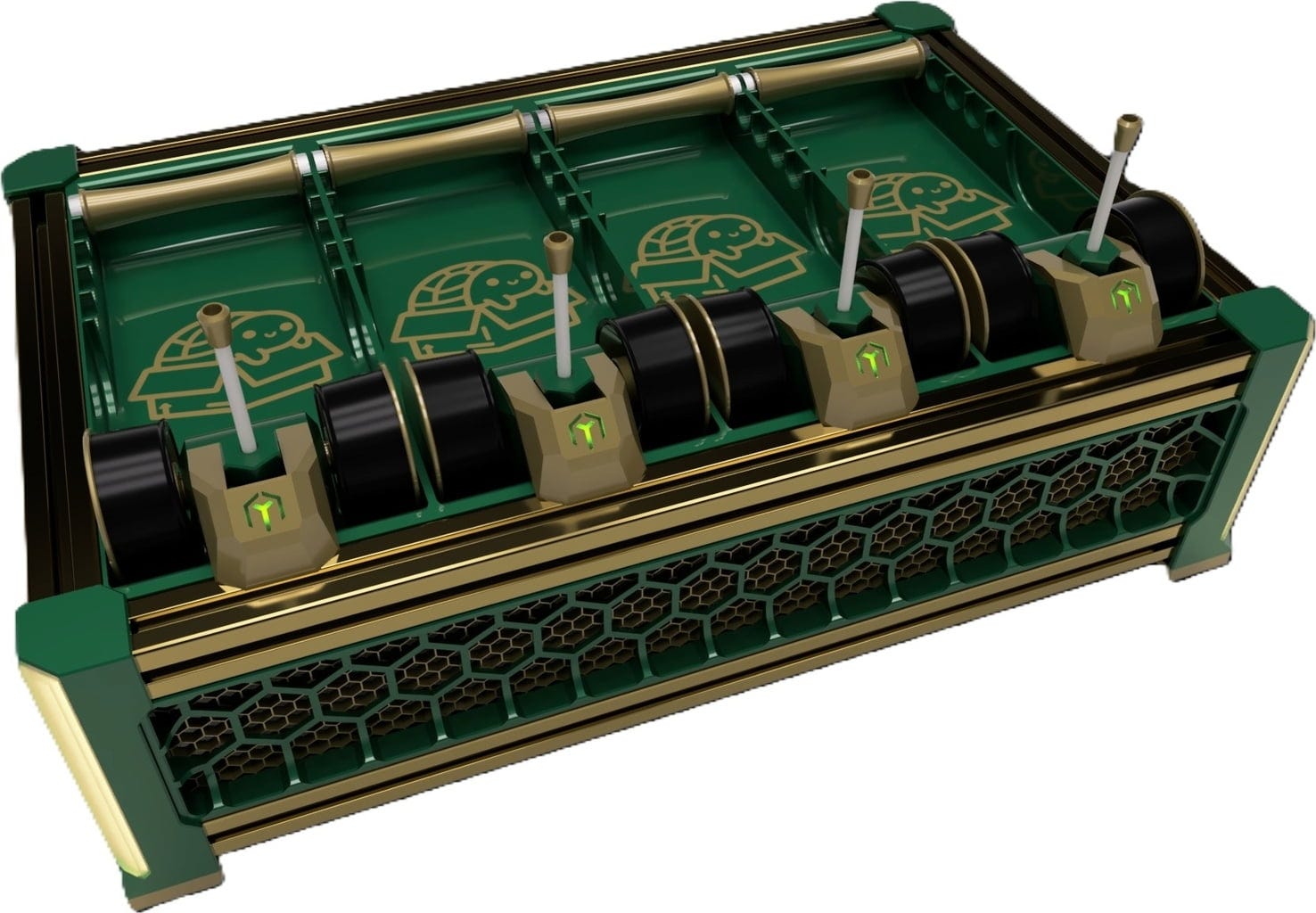 LDO Motors  BoxTurtle V1.0, Schwarz    Open Source Filamentwechsler für dein Klipper-Setup
