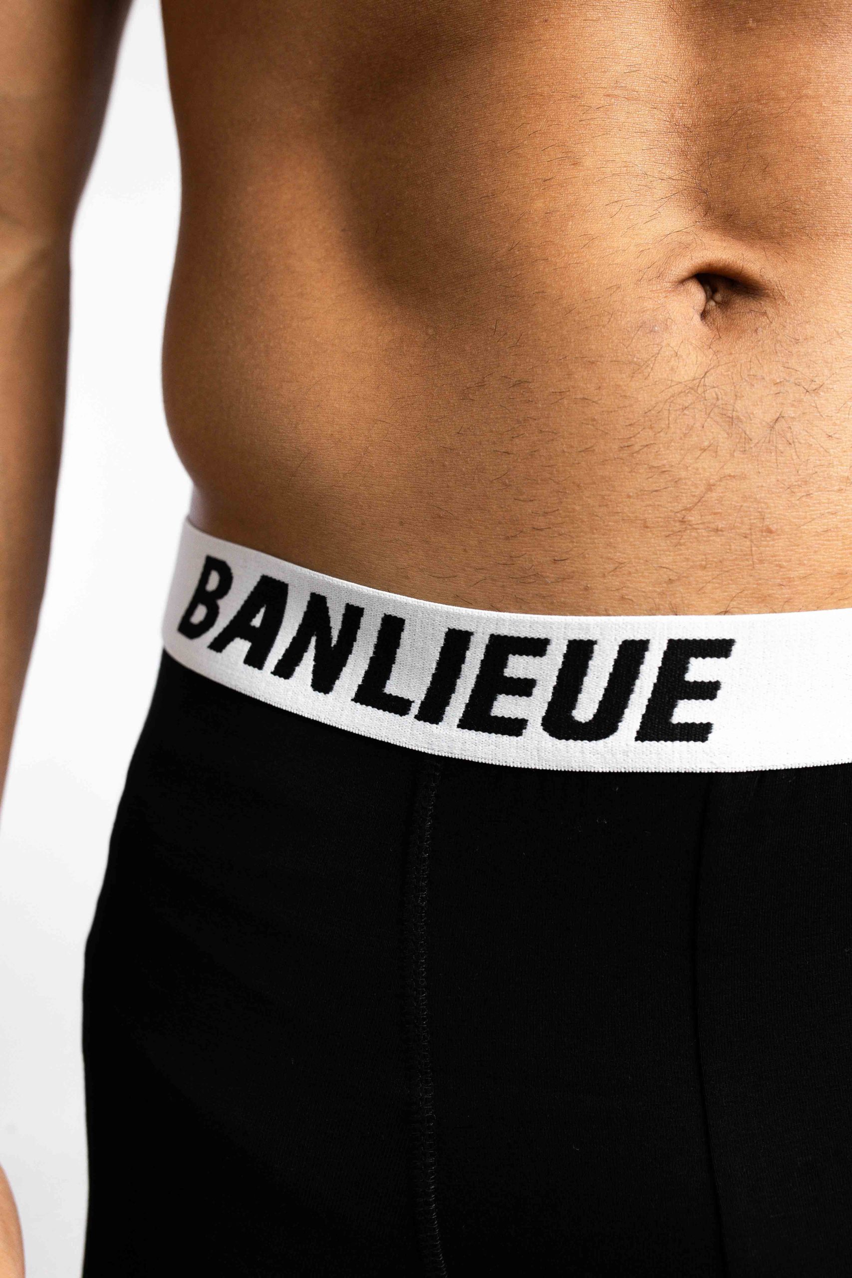 Banlieue 2-Pack Boxershort Heren Zwart/Wit