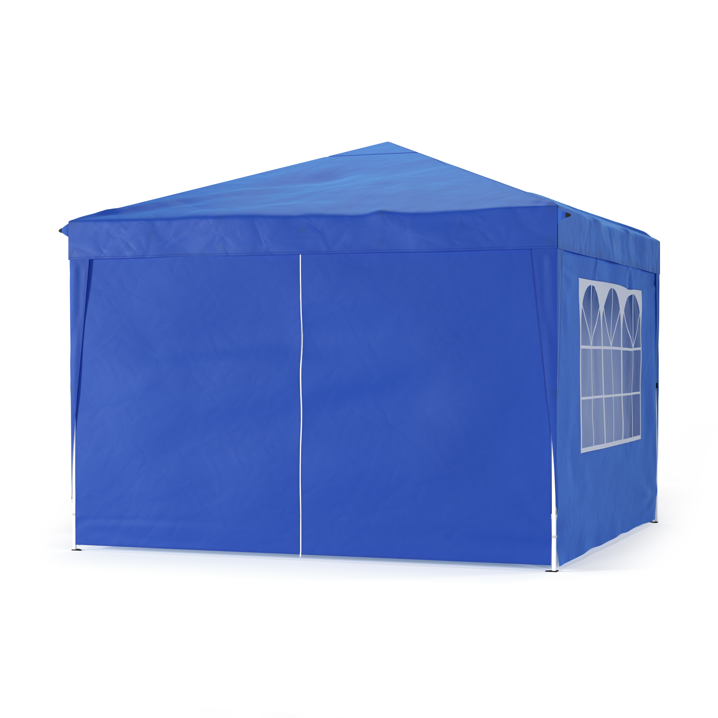 Partyzelt RAKO 3 x 3 m blau inkl. 4 Seitenwände