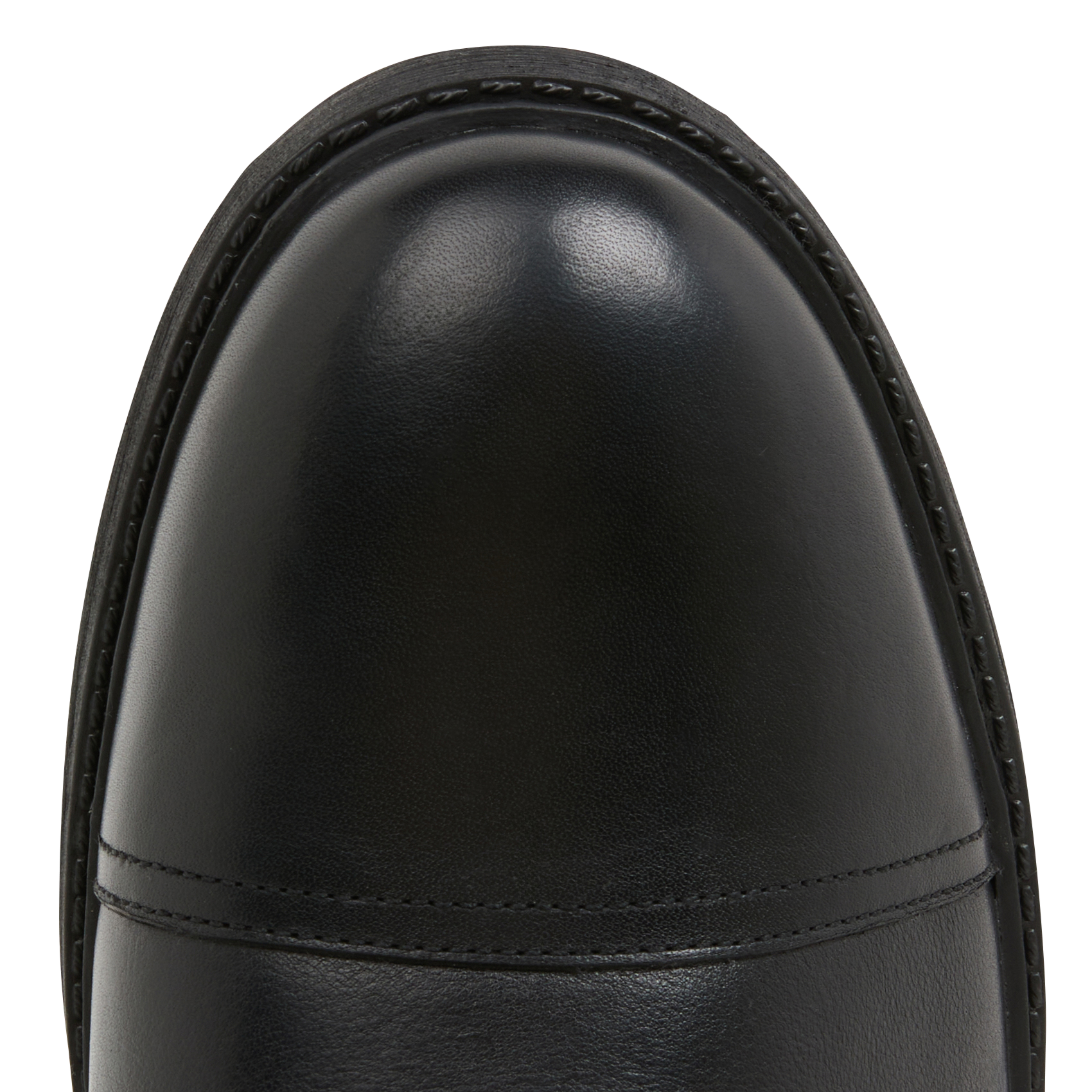FRED LAND - Boots crantées en cuir| Noir