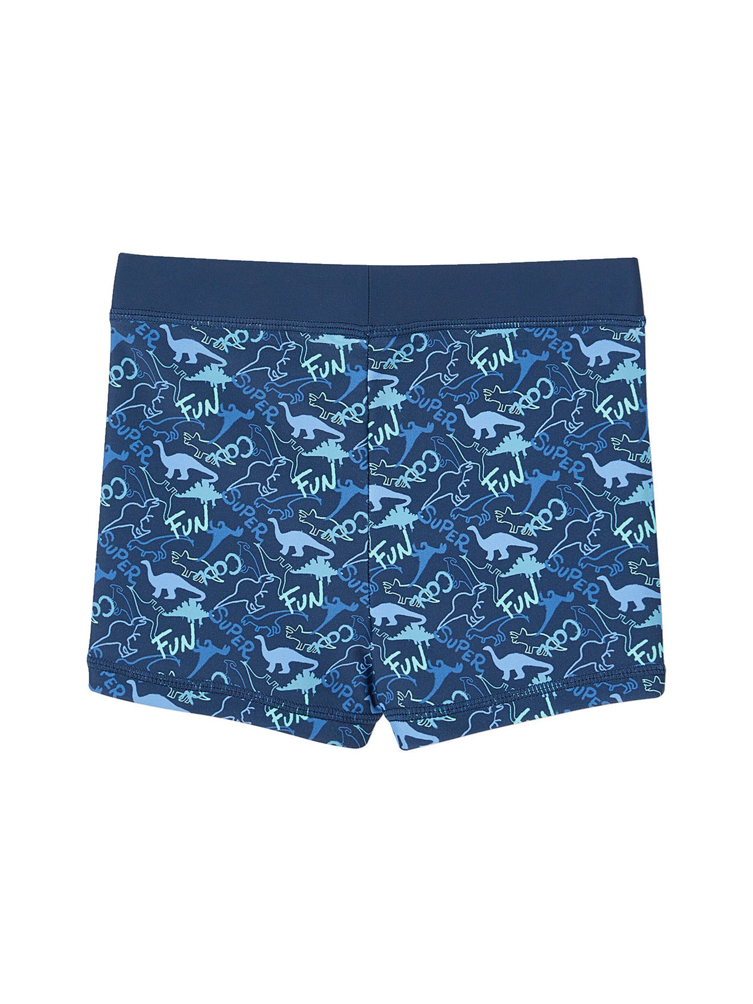 Vertbaudet 2er-Pack Jungen Boardshorts mit Dinos türkis