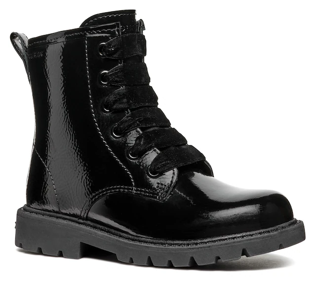Geox Schnürstiefel »J SHAYLAX GIRL A«  Bikerboots, Winterstiefel, Boots mit Reissverschluss