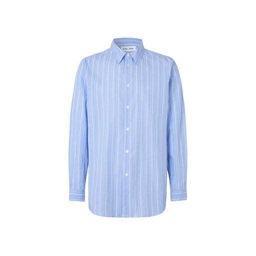 Samsøe Samsøe Sadamon X Skjorte, Brunnera Blue Small St., L