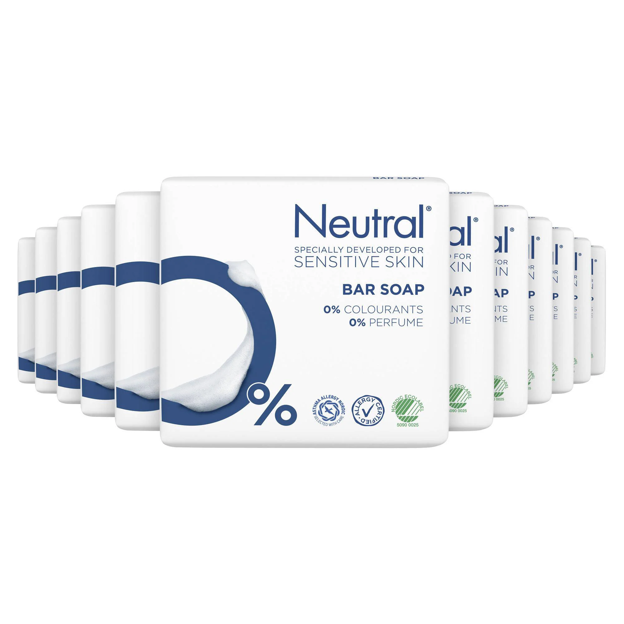 Neutral zeep tablet Parfumvrij - 12 x 200 g