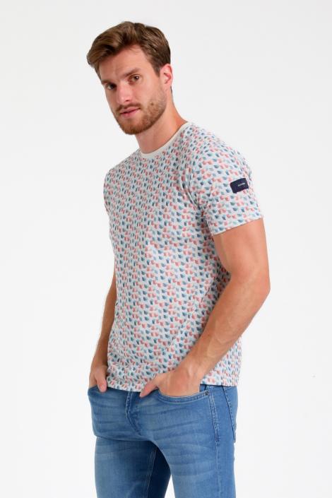 Gabbiano ecru heren t-shirt