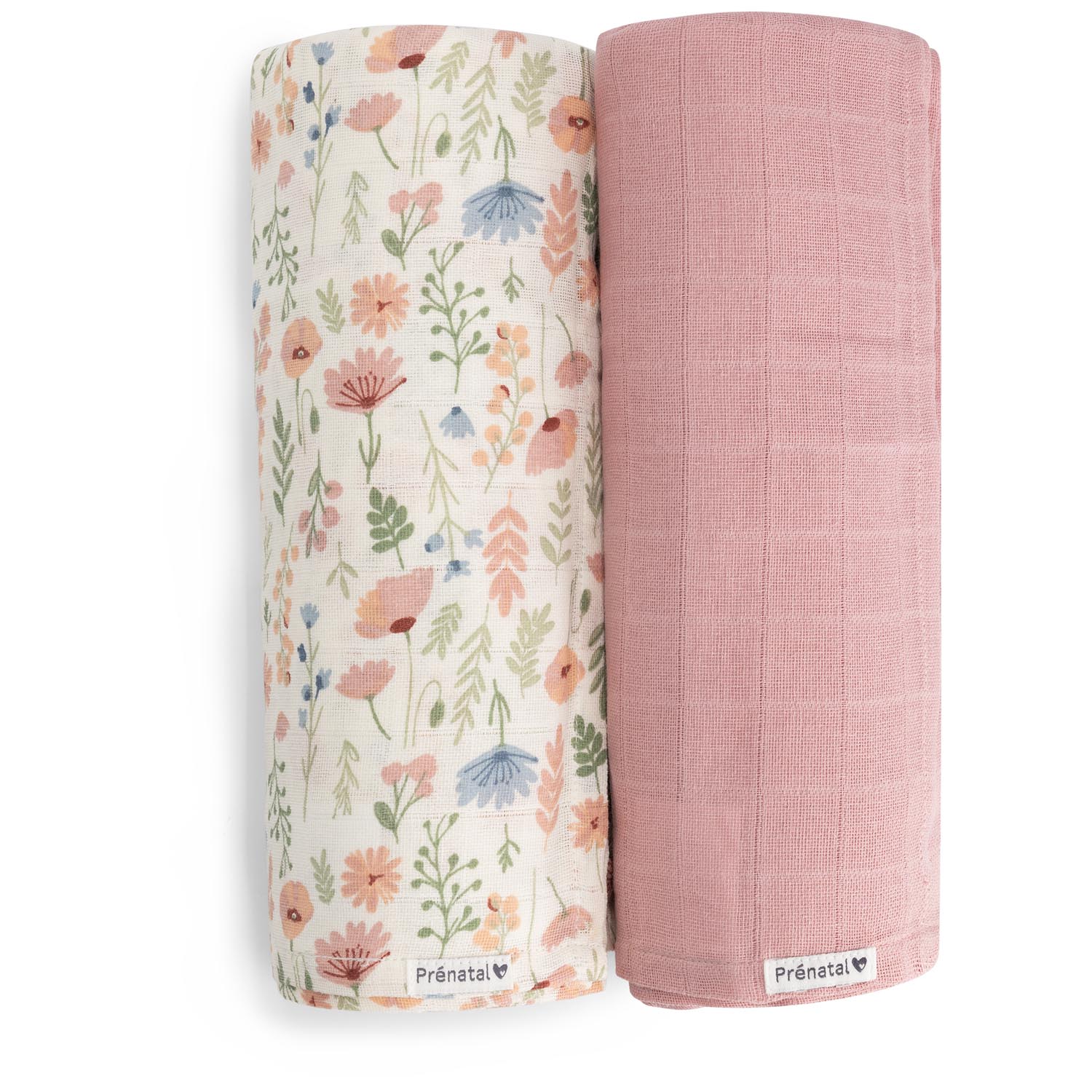 Prénatal swaddle Bloem 2 stuks  multi
