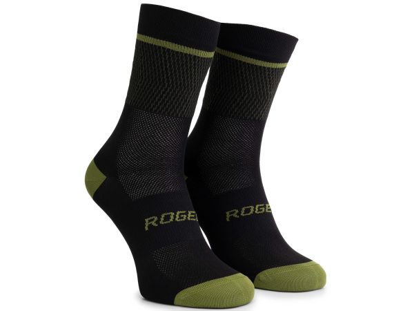 Rogelli Hero 2 Strømper, Black/Green