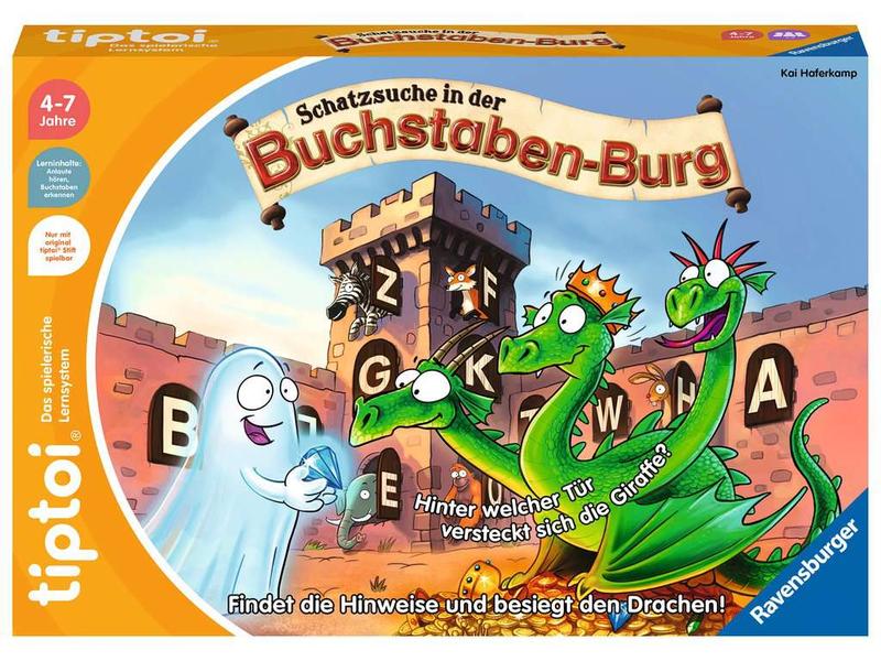 tiptoi Spiel Schatzsuche in der Buchstaben-Burg Lernspiel