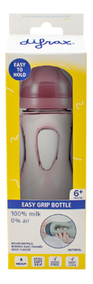 Difrax Easy Grip Bottle 6  Months Raspberry 1ST