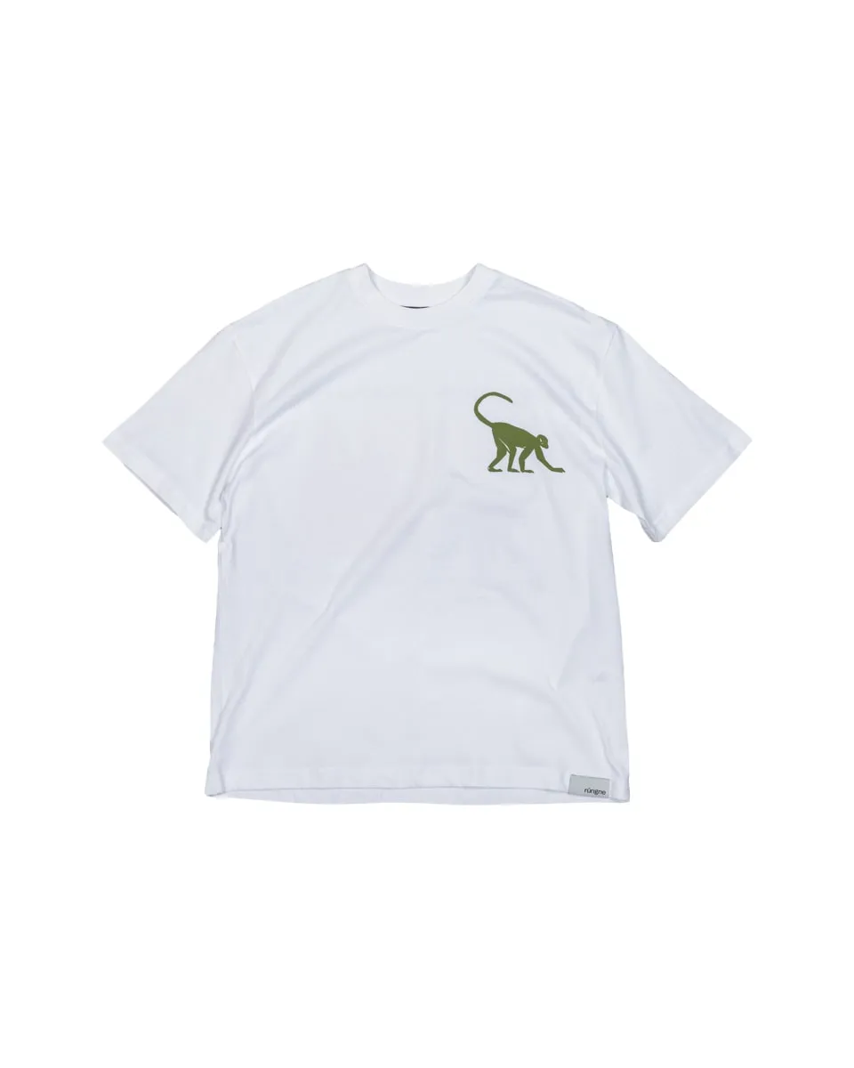 Rúngne Primate Paradigm Tee Oversized Fit White