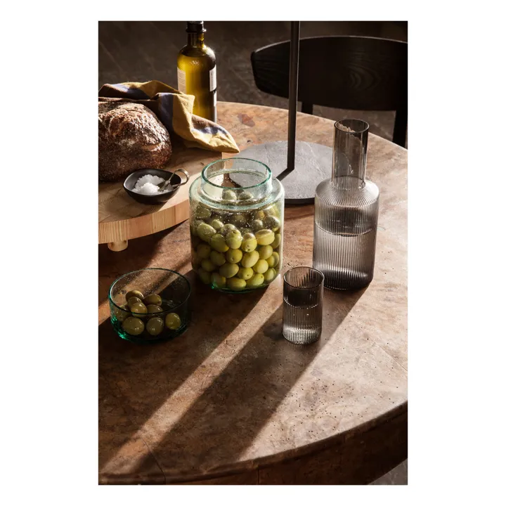 Ferm Living Verres Ripple - Set de 4 | Gris