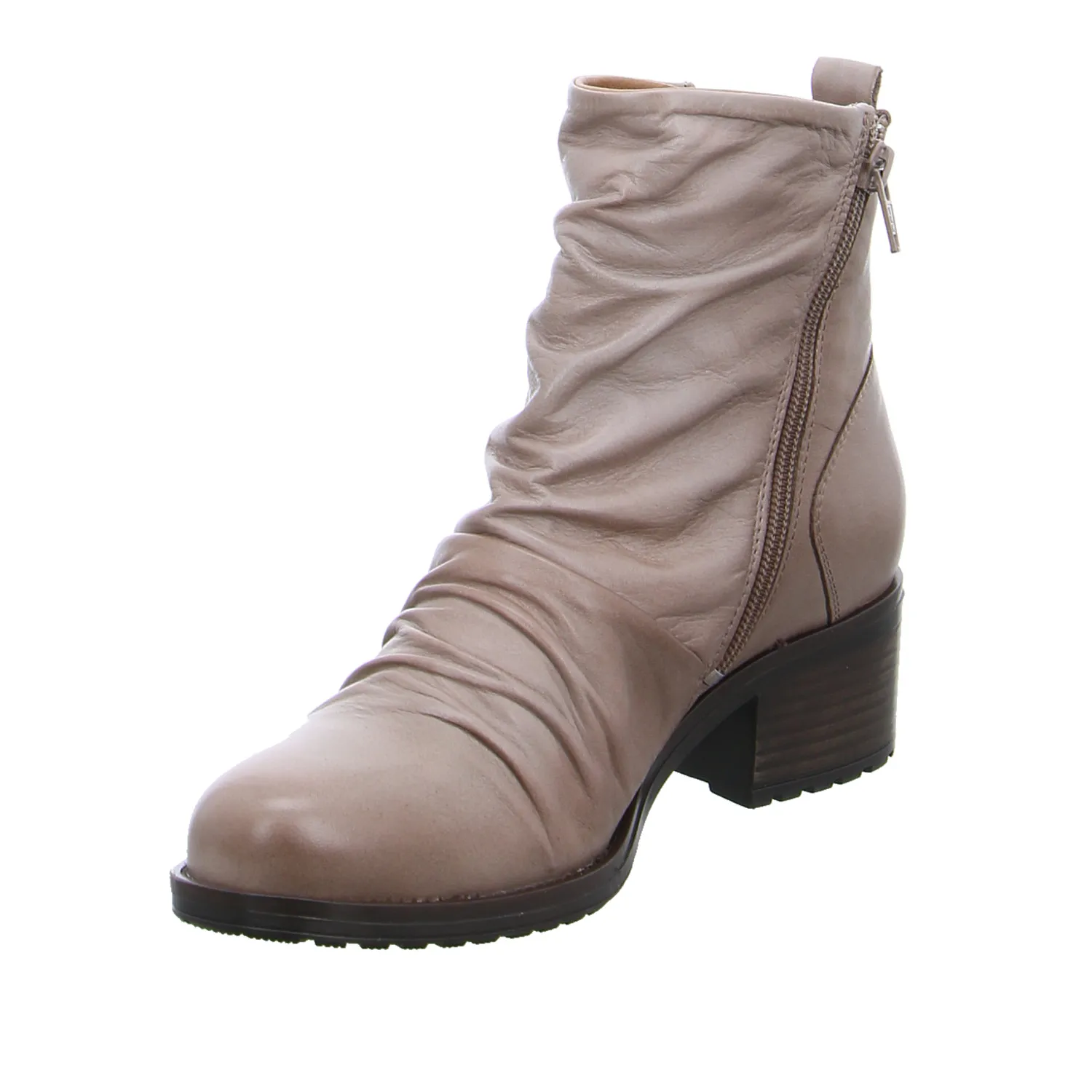 SCHUHENGEL Stiefelette Beige Leder