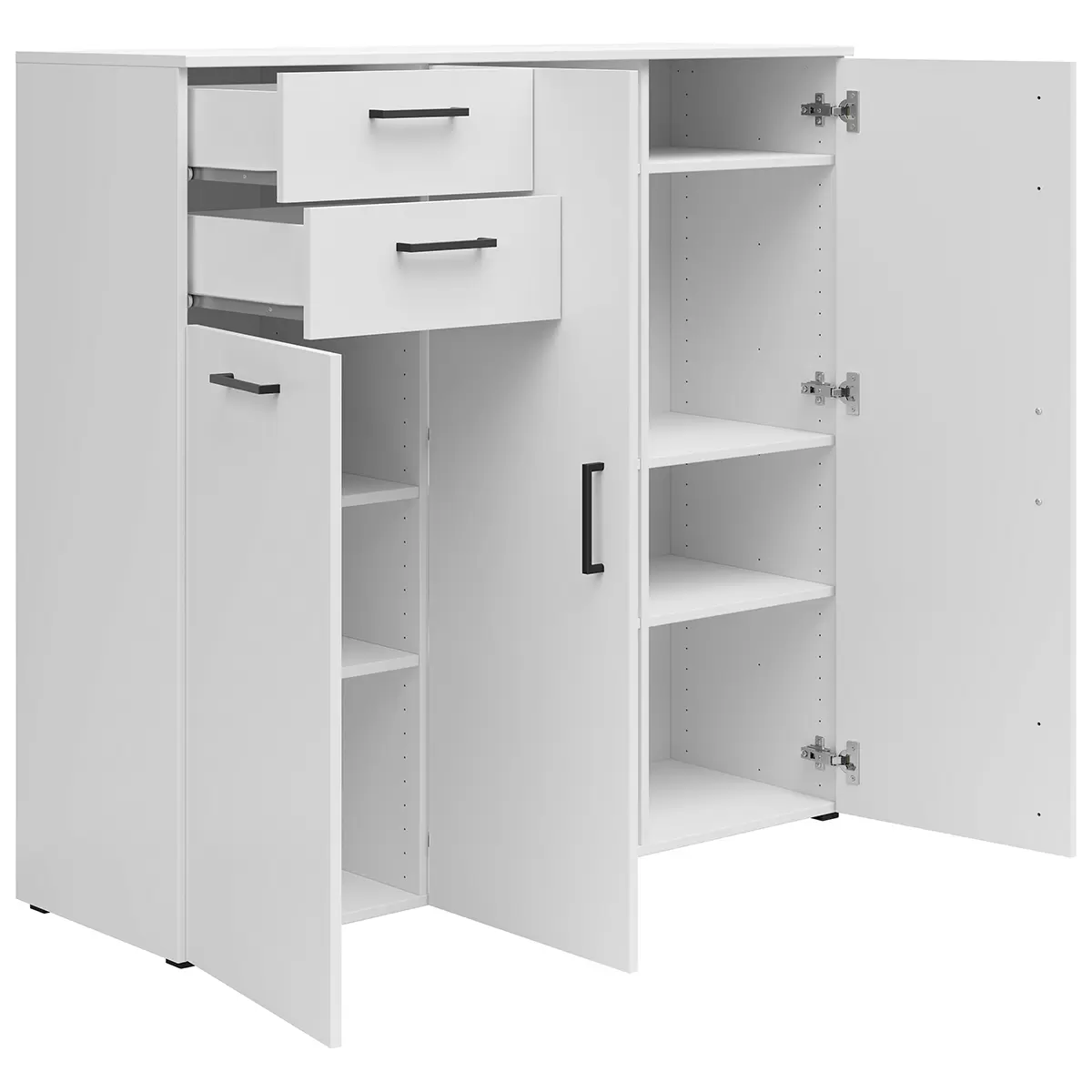 Kommode 3T2L Cabinet weiss