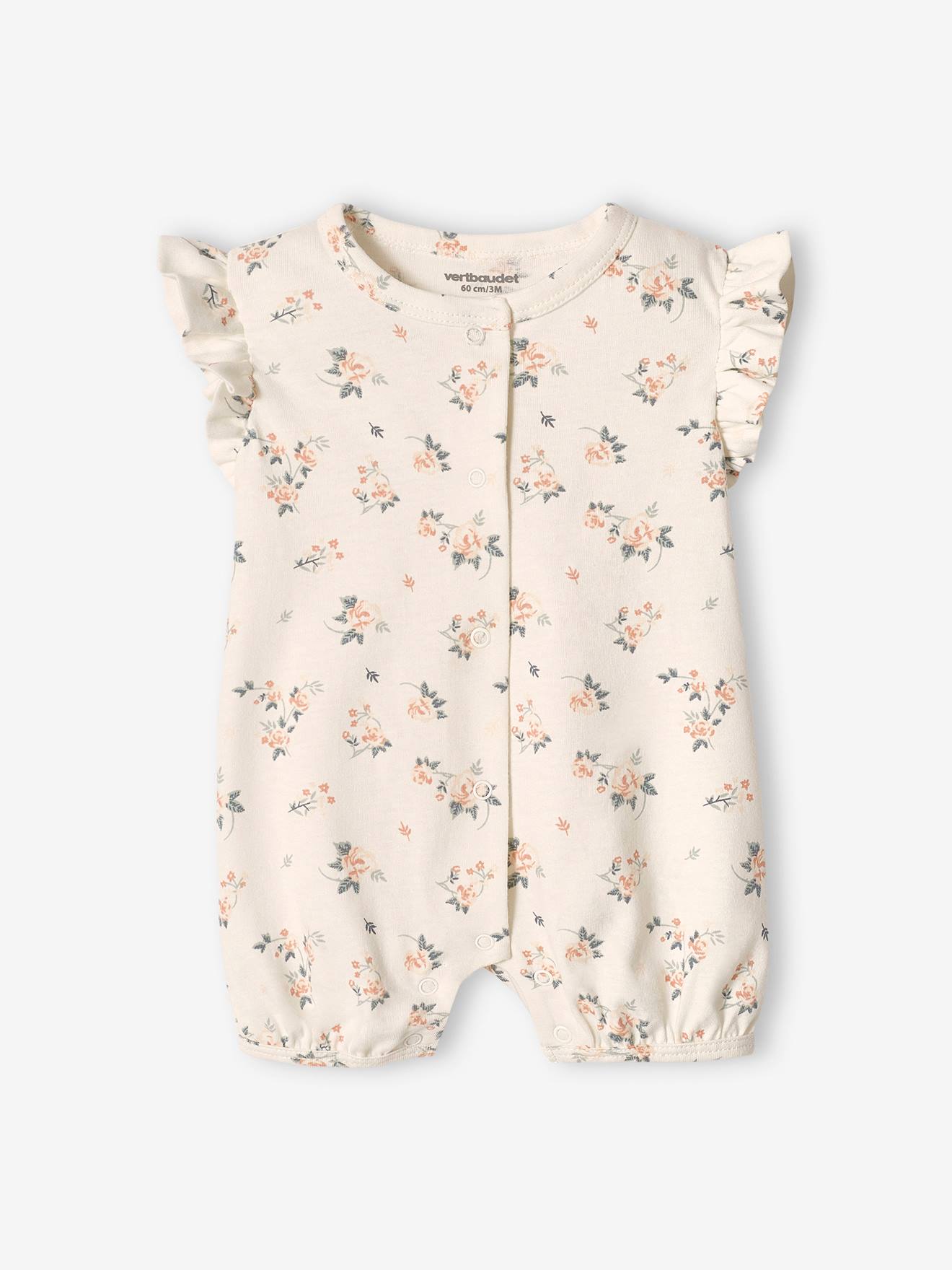 Conjunto com 2 macacões curtos rosa 