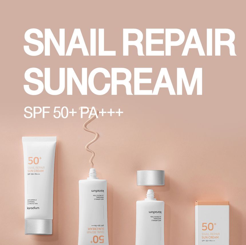 KARADIUM - Slakkenherstellende zonnebrandcrème SPF50+ PA+++ 70ml