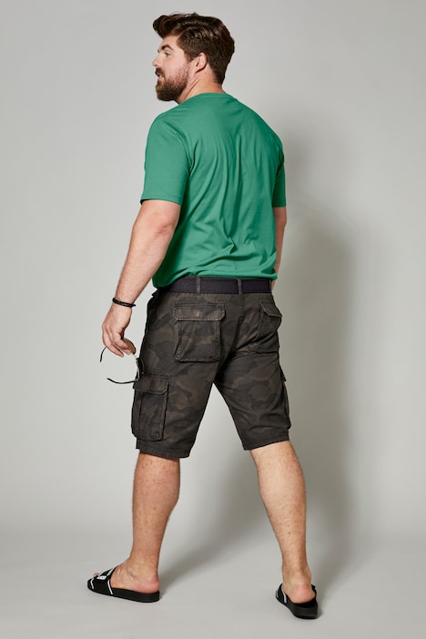 John F. Gee Cargo-Bermuda, Camouflage, Regular Fit, bis 74,