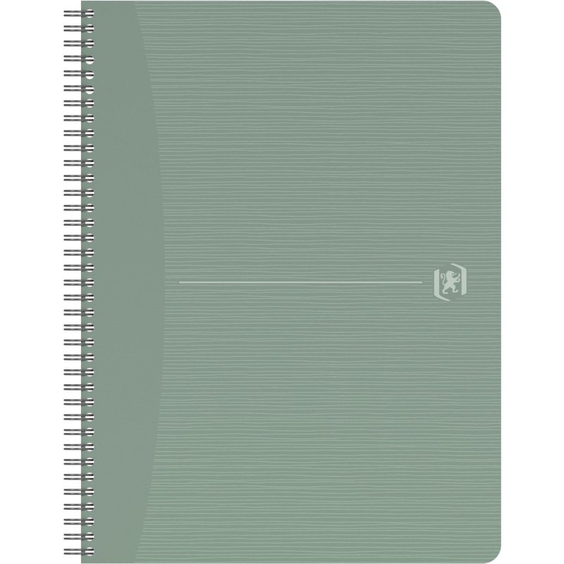 Cahier spirale Oxford My Rec'up recyclé A4 21 x 29,7 cm - 5 x 5 - 180 pages