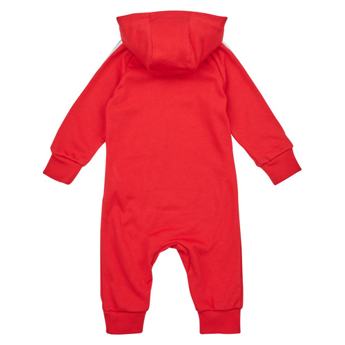 Adidas Sportswear - 3S FT ONESIE - Rouge / Blanc