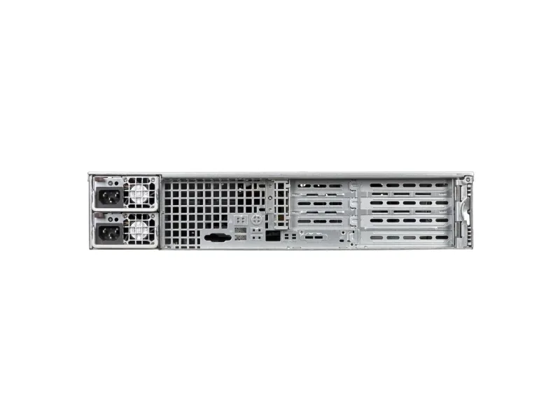 Supermicro SC825 TQC-R1K03WB - Rack-monterbar 2U - forstærket forlænger ATX - SATA/SAS - hot-swap 1000 Watt - sort