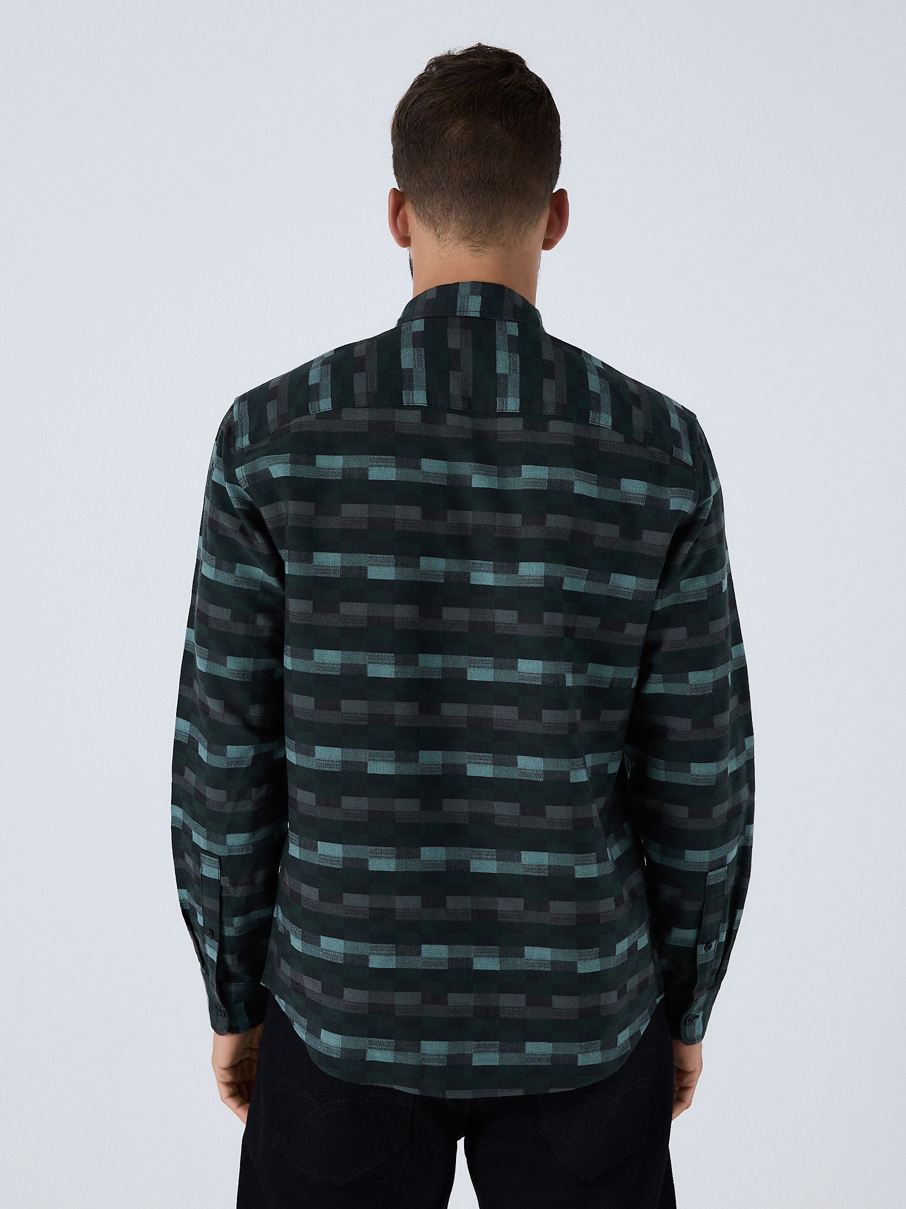 Bruin - Patchwork Check Long Sleeve Shirt