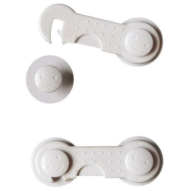 Loquets rigides X2 blanc - BEBE9 CREATION