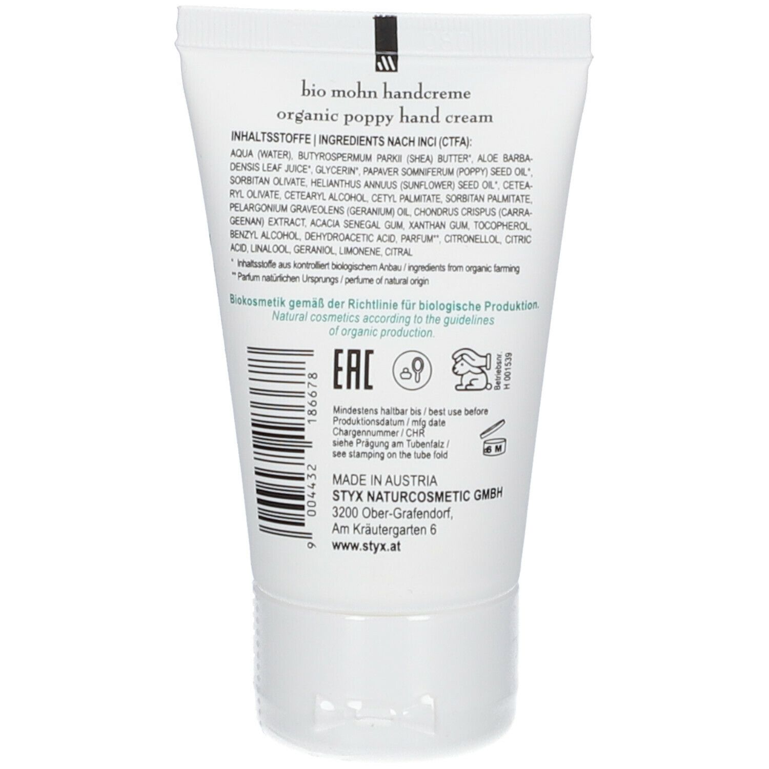 STYX NATURCOSMETIC Mohn Handcreme