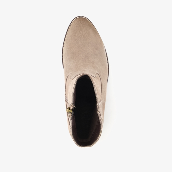 TwoDay meisjes western enkellaarsjes beige