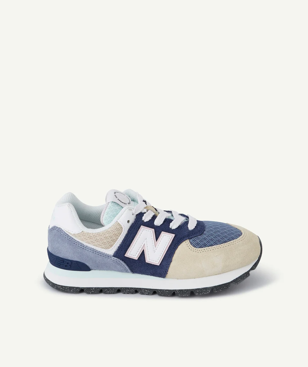 NEW BALANCEBASKETS 574 BEIGES ET BLEUES