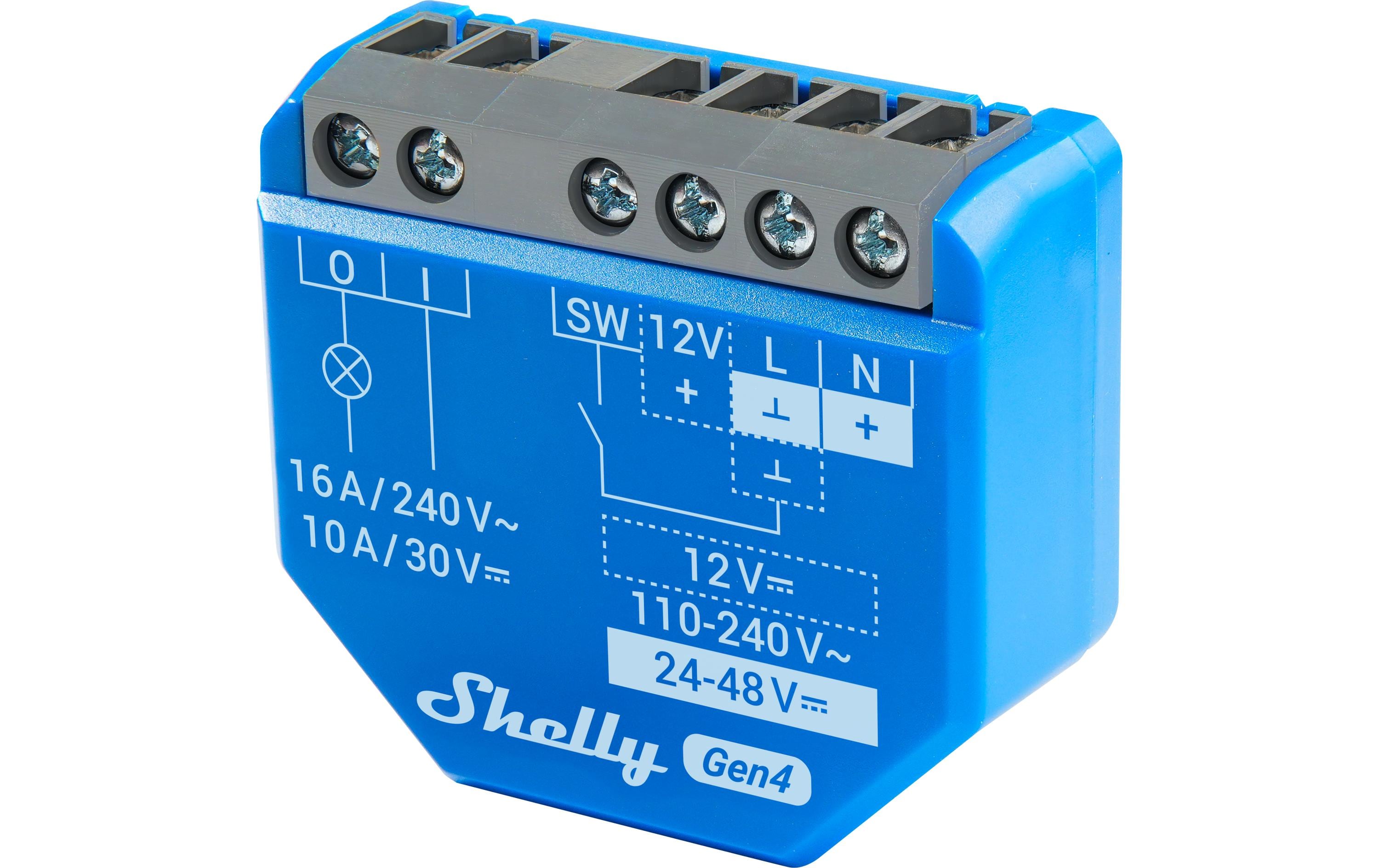 WLAN-Schaltaktor Plus 1 Gen4 WiFi-Switch Blau, 16 AWi-Fi-gesteuerter, intelligenter Schalter