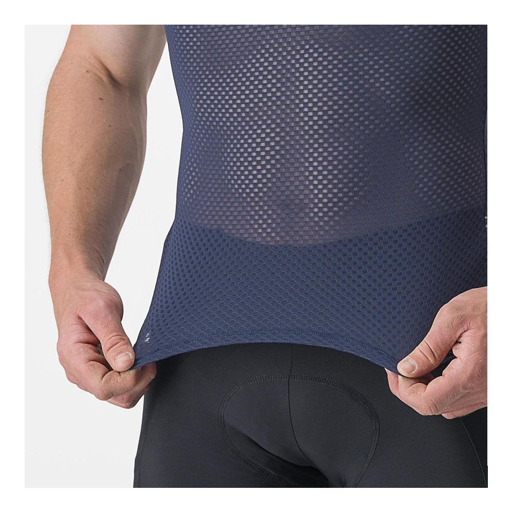 Castelli PRO MESH 2.0 - Sous-couche Homme bleu/blanc