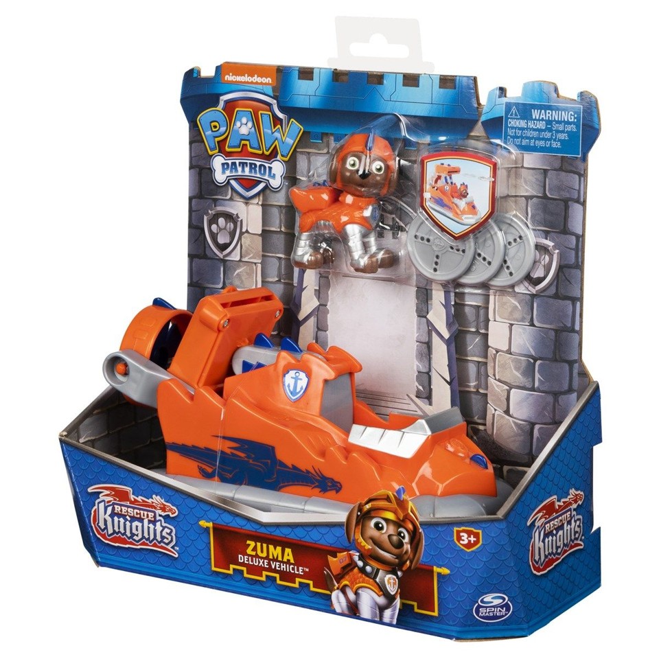 Paw Patrol - Knights Themed Køretøj - Zuma