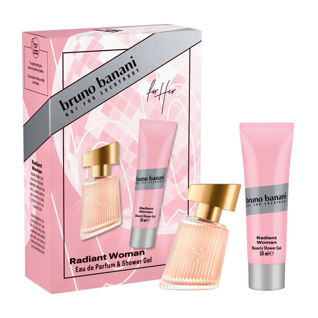 geschenkset Radiant Woman - eau de parfum 30 ml + showergel 50 ml