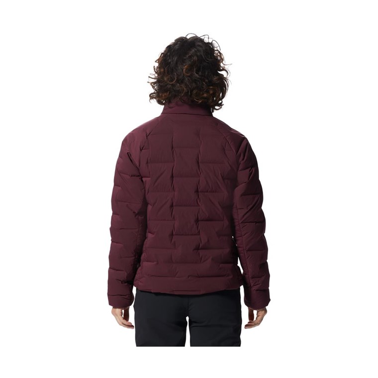 Mountain Hardwear Stretchdown High-Hip Jacket Women Cocoa Red