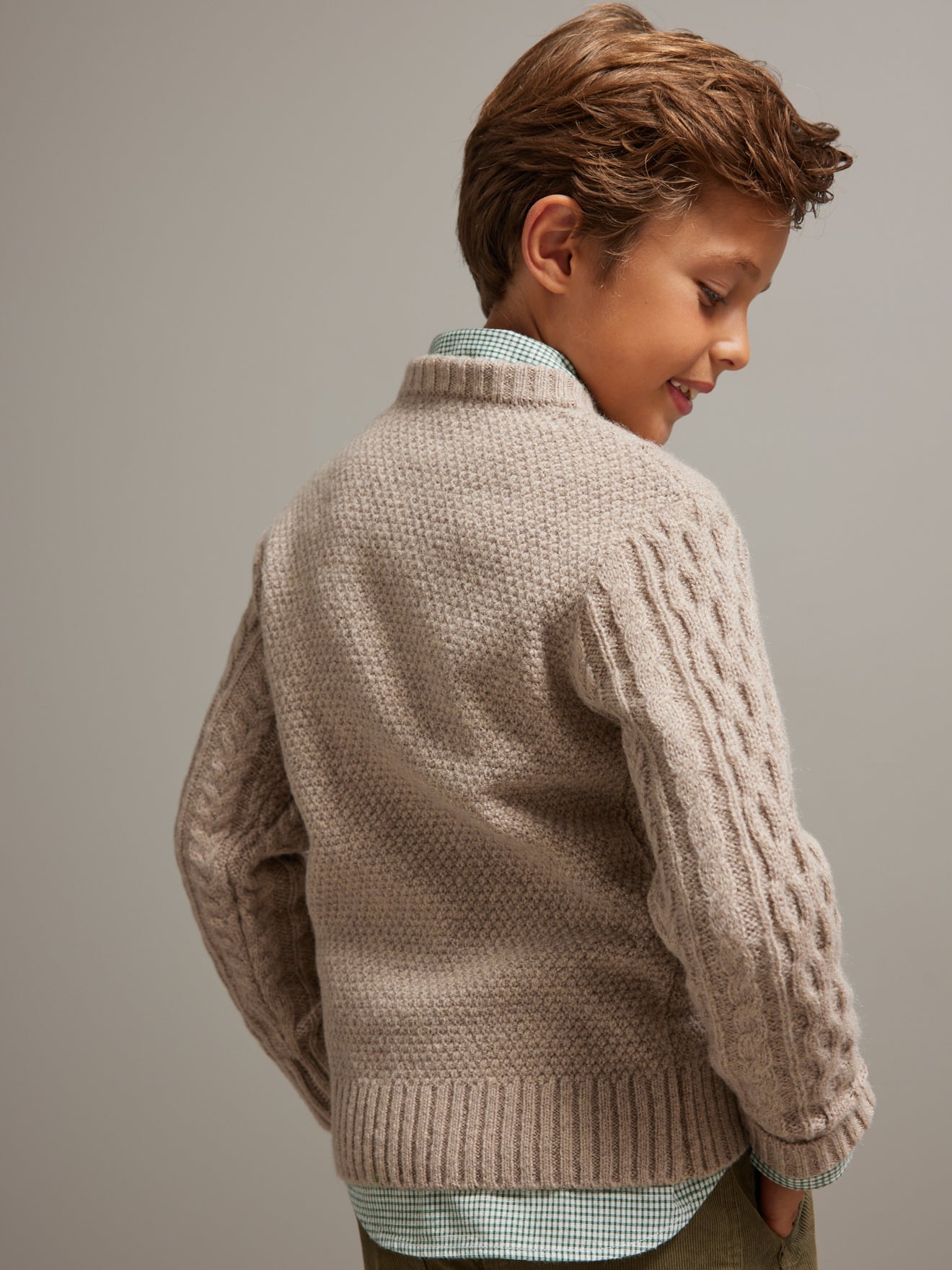 Pull torsadé Garçon