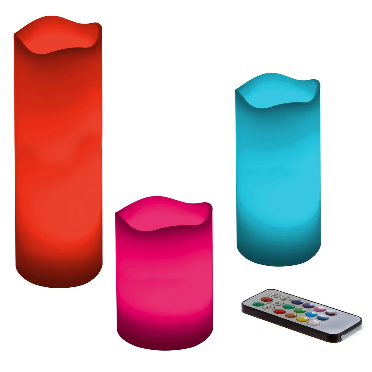 Atmosphera, Createur D'Interieur Atmosphera Coffret Bougies LED Beige (x3)