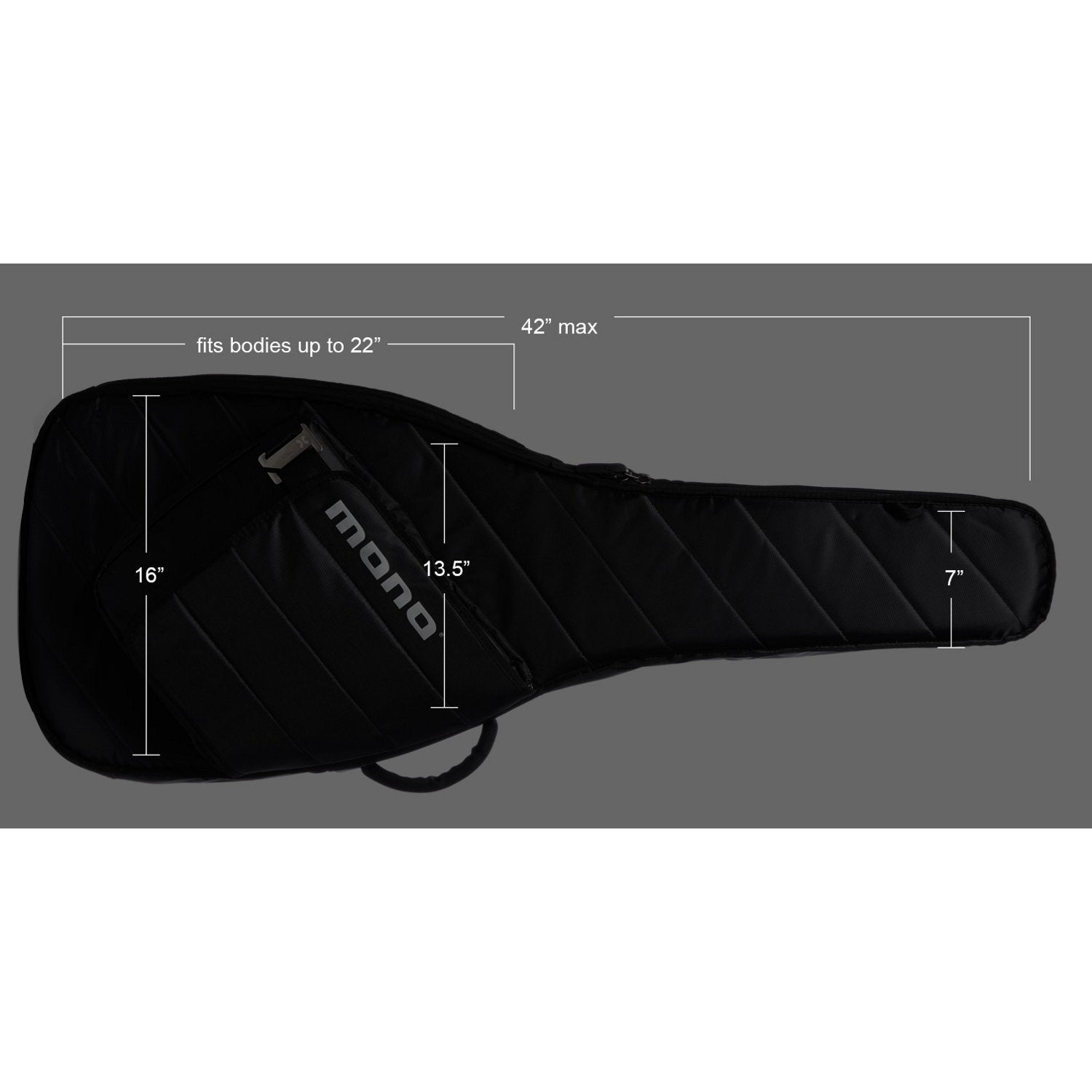 Mono M80 Sleeve Ash gitaartas voor akoestische western gitaar