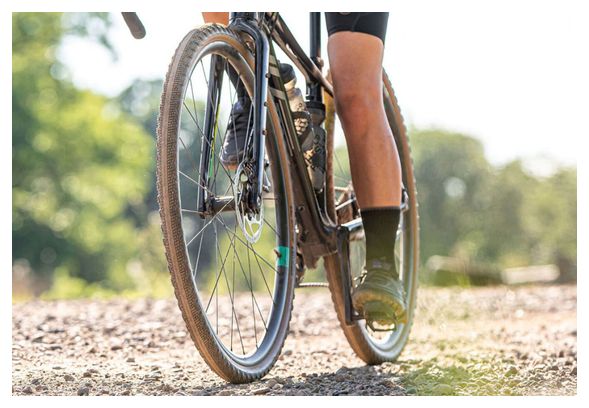 Pneu Gravel Teravail Washburn 650b Tubeless Ready Souple Durable Bead-to-Bead Flancs Beiges Tan