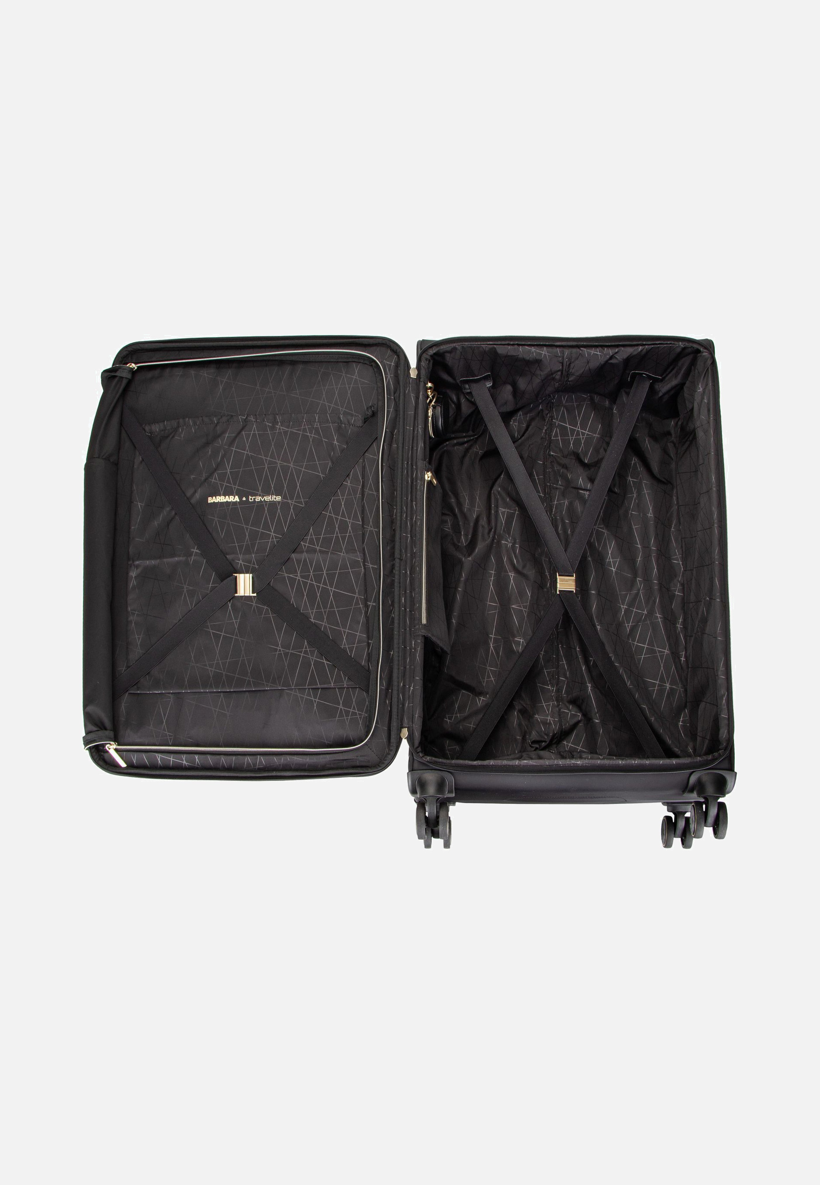 Barbara Stepp 4W Trolley L Black - Koffer