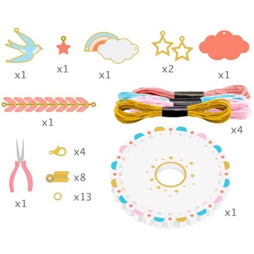 Djeco kumihimo armbandjes maken
