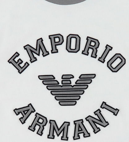 Emporio Armani T-shirt - Hvid/Gr?