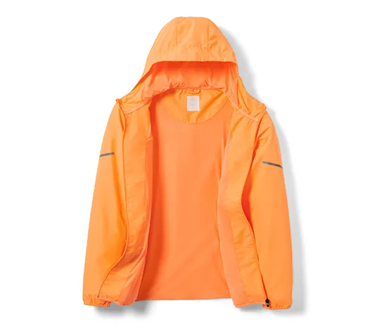 Windprotection-Jacke, neonorange