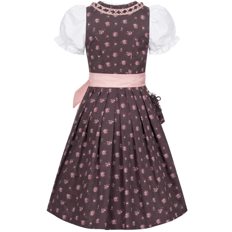 Nübler Kinderdirndl 3-teilig Rosalie Bordeaux