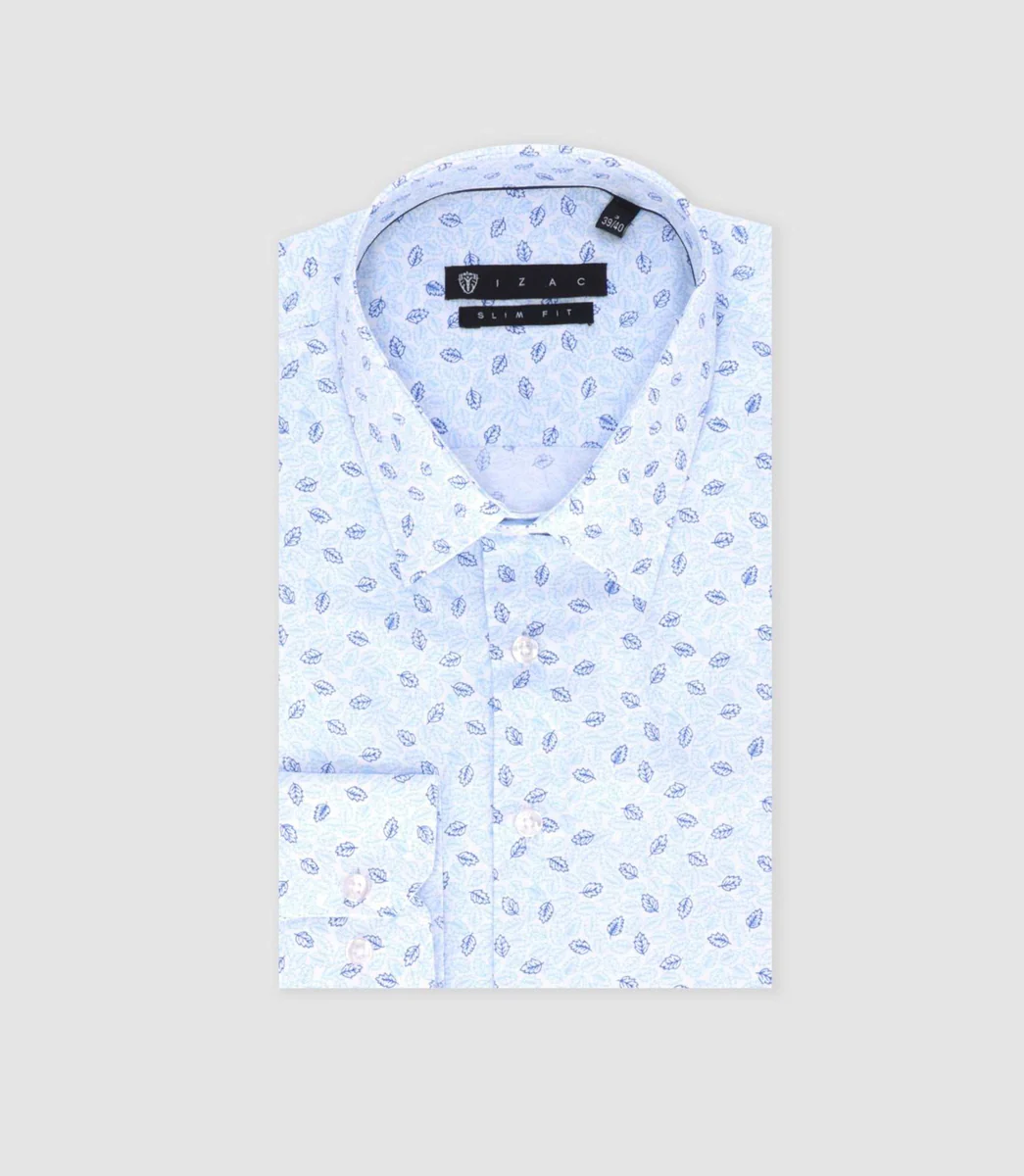 Chemise ville bleu 